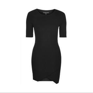 Topshop Asymmetric cut dress